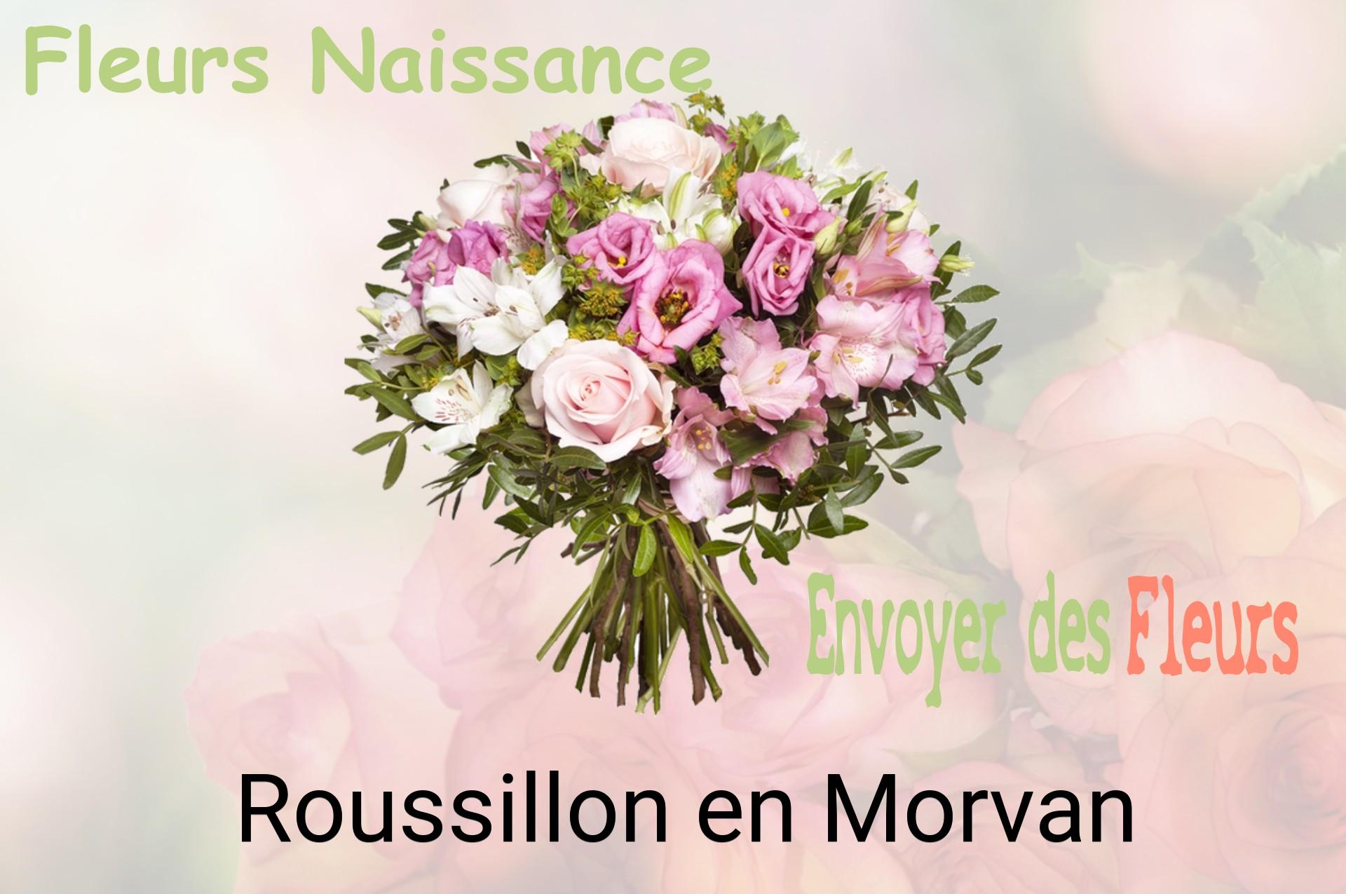 Bouquet de fleurs de naissance livré à Roussillon-en-Morvan