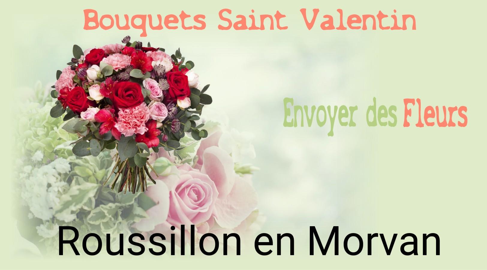 Roses de Saint-Valentin livrées à Roussillon-en-Morvan